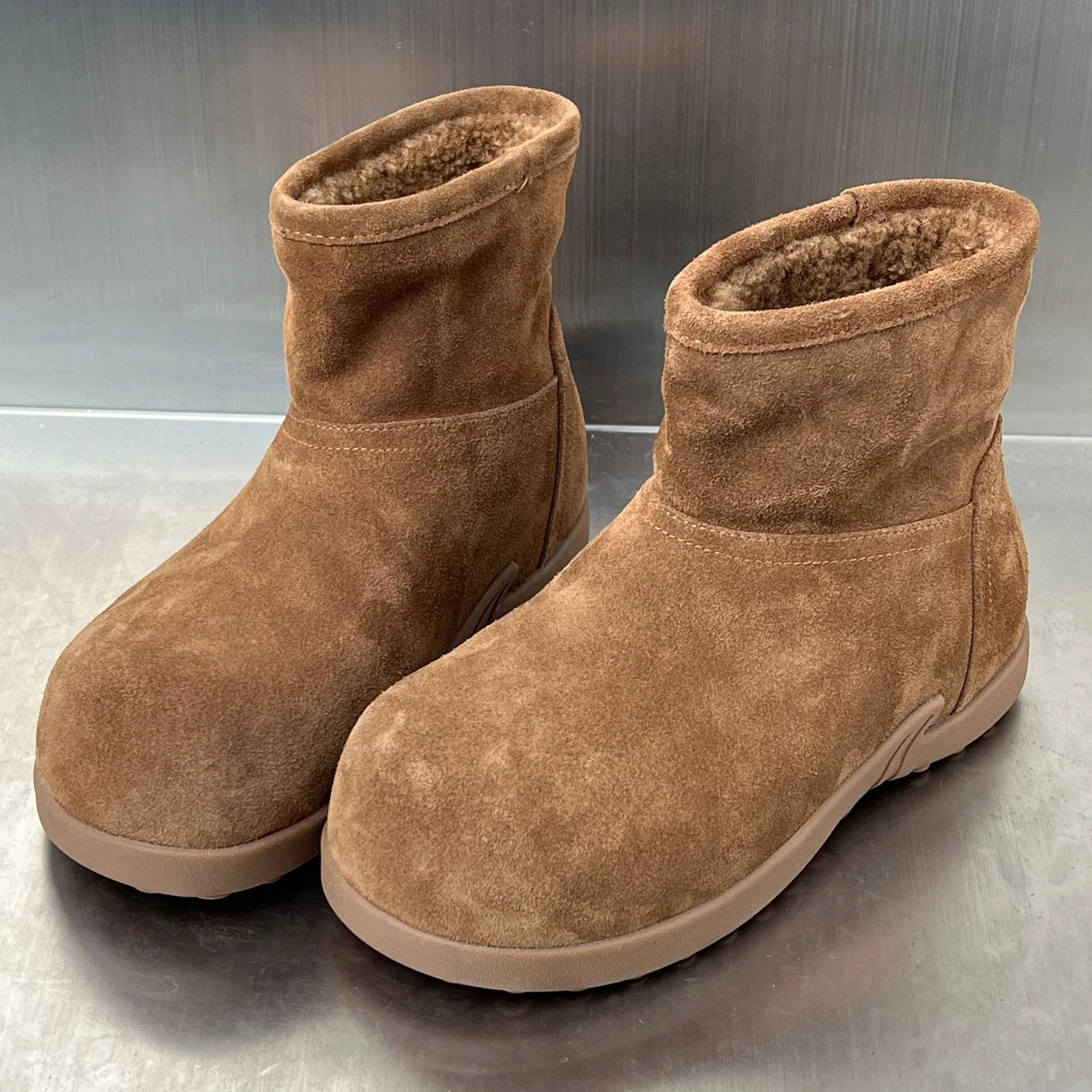 Damen Bequeme Winterstiefel aus hochwertigem Wildleder mit kuscheligem Innenfutter Heidi Mode - Image 2