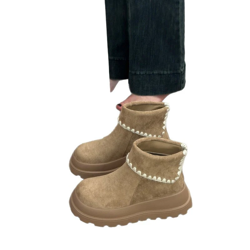 Damen bequeme Winterstiefel mit modischem Kragenabschluss Heidi Mode - Image 5
