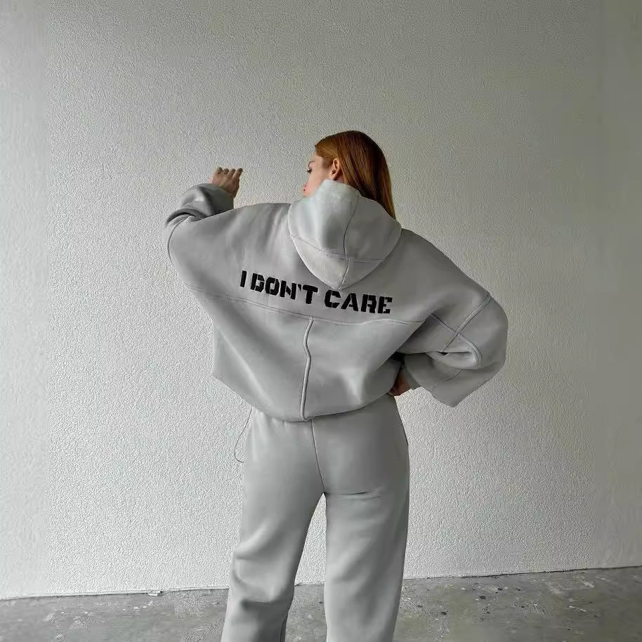 Damen Bequemer Hoodie mit Weitem Schnitt und Praktischen Kängurutaschen Heidi-Mode - Image 3