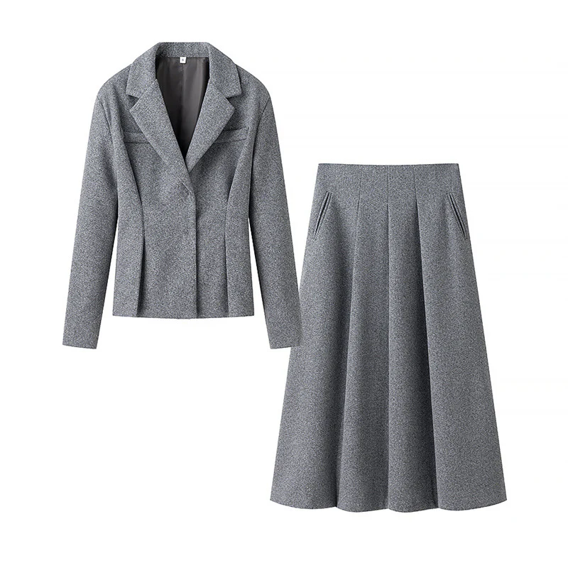 Damen Blazer und Midi-Rock Set Heidi-Mode - Image 5