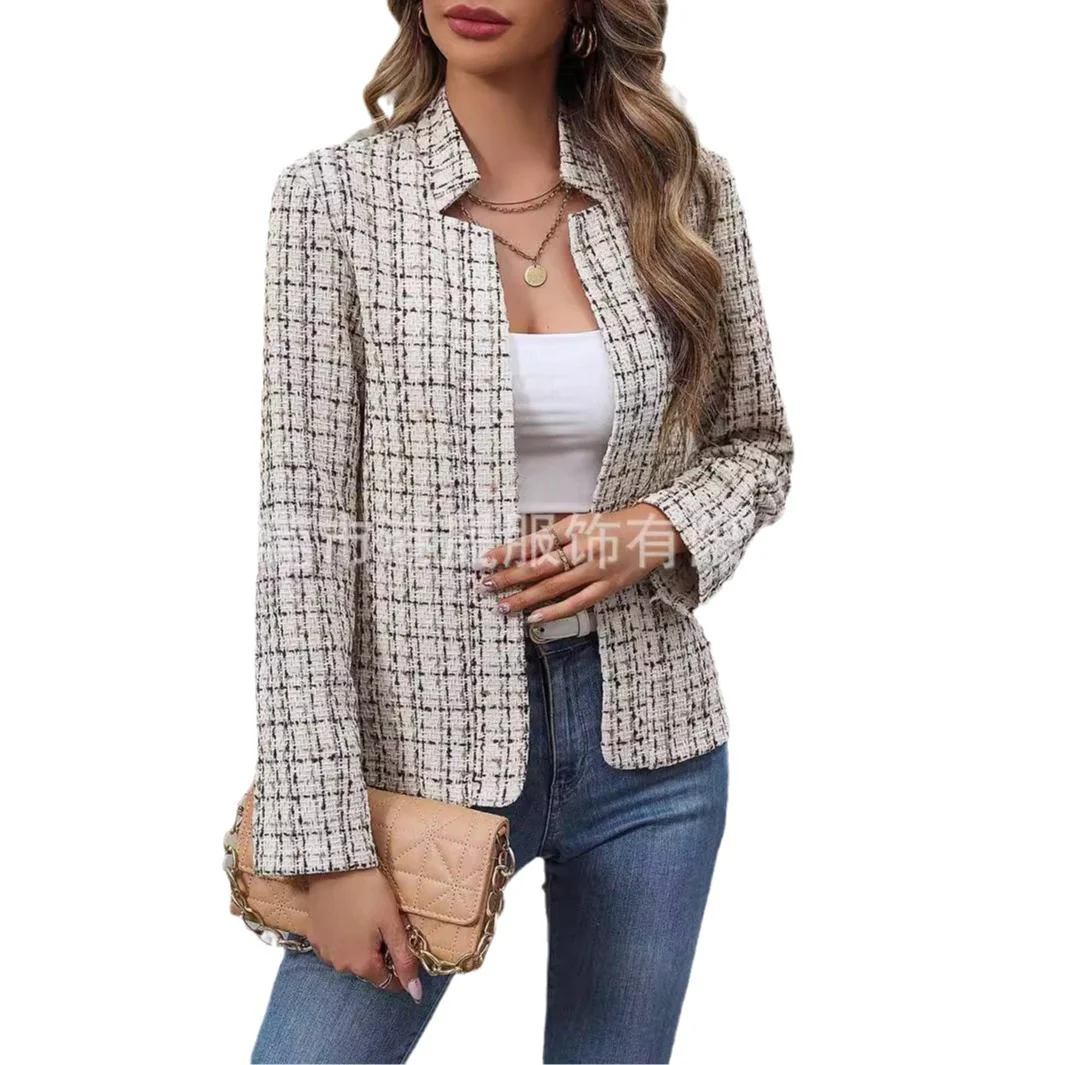 Damen Blazerjacke aus Tweed mit strukturiertem Muster Heidi-Mode - Image 4