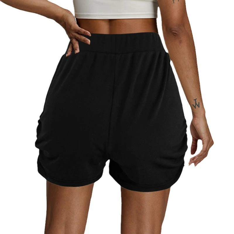 Damen Bleistiftshorts mit Hohem Bund und Seitlichen Taschen Heidi-Mode - Image 2