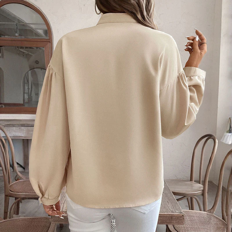 Damen Bluse mit Elegantem Besticktem Ausschnitt Heidi-Mode - Image 4