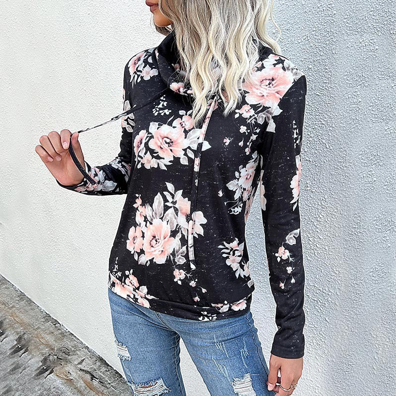 Damen Bluse mit Floralem Design und Modernem Hoody-Ausschnitt Heidi-Mode - Image 18