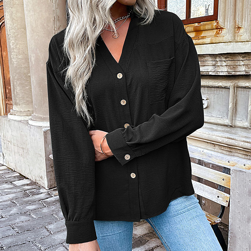 Damen Bluse mit Lässigem Schnitt und Dekorativen Knopfdetails Heidi-Mode - Image 7