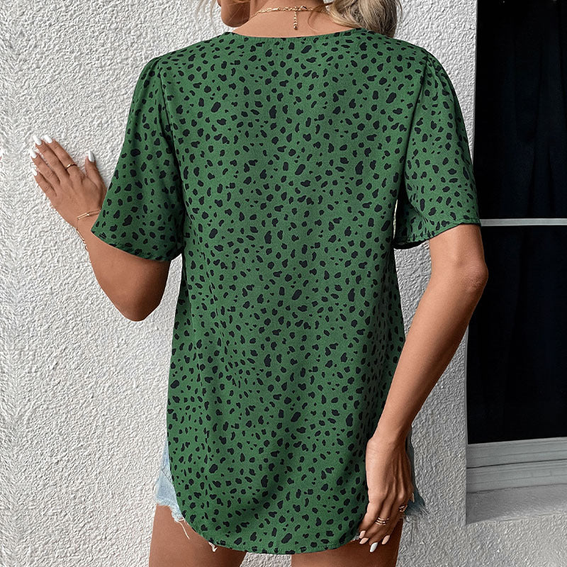 Damen Bluse mit Lockerem Schnitt und Voluminösen Ärmeln Heidi-Mode - Image 3