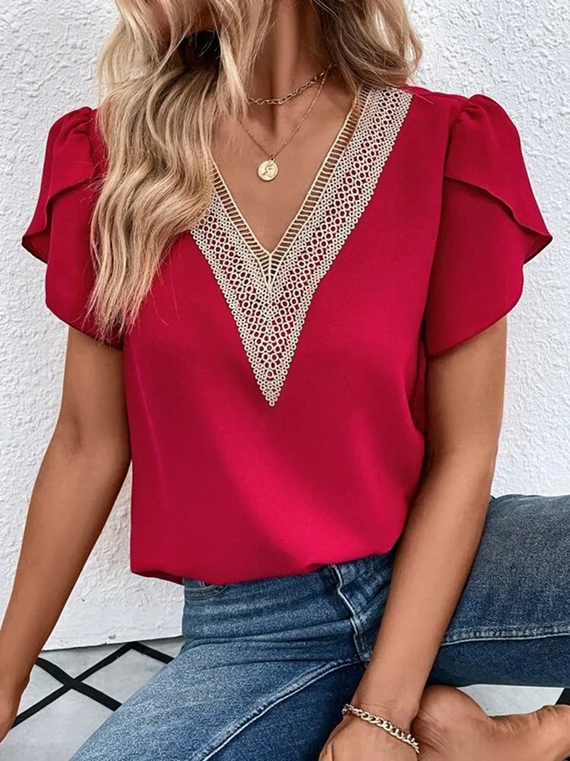 Damen Bluse mit Spitze Heidi-Mode - Image 11