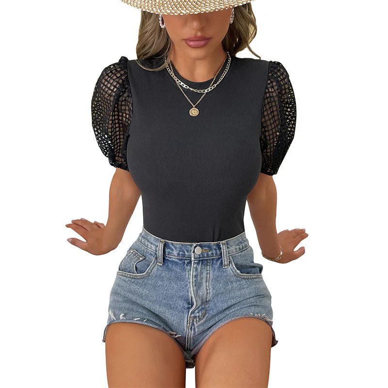 Damen Body mit Modischen Netzdetails und Elegantem Schnitt Heidi-Mode - Image 5