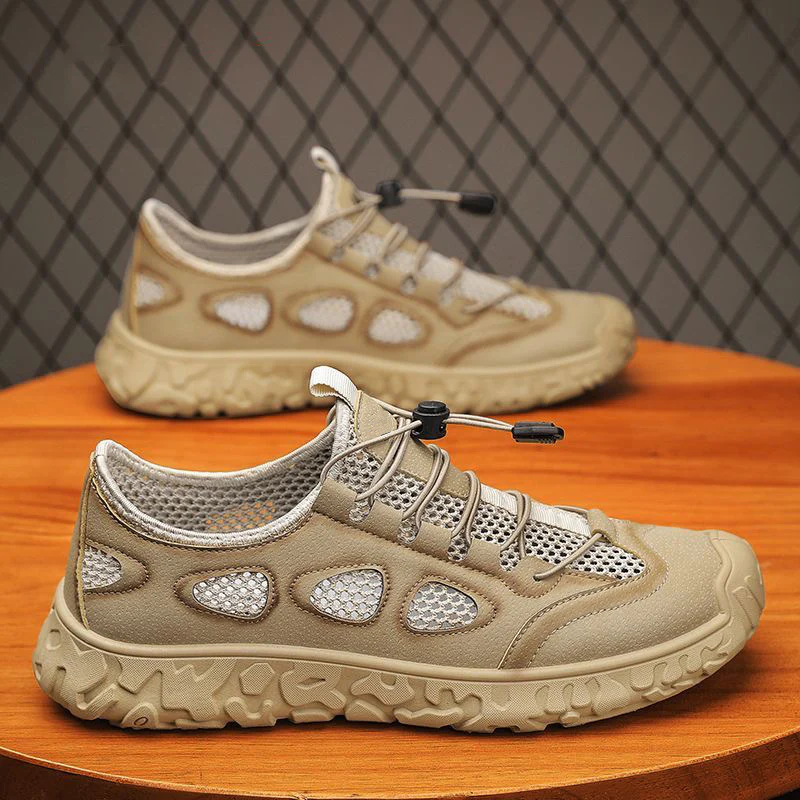 Damen Bungee-Sneaker mit atmungsaktivem Mesh-Obermaterial und rutschfester Sohle Heidi Mode - Image 3