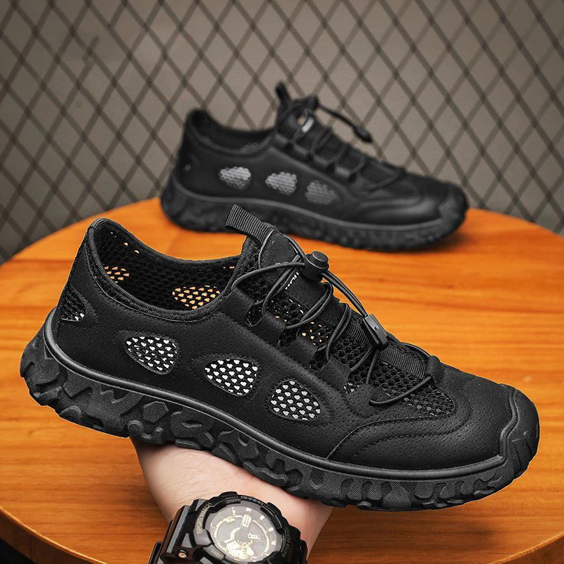 Damen Bungee-Sneaker mit atmungsaktivem Mesh-Obermaterial und rutschfester Sohle Heidi Mode - Image 6