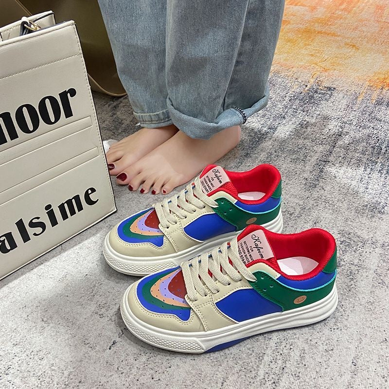Damen Bunte Lifestyle Sneakers mit einzigartigem Design und gepolsterter Sohle Heidi Mode - Image 2