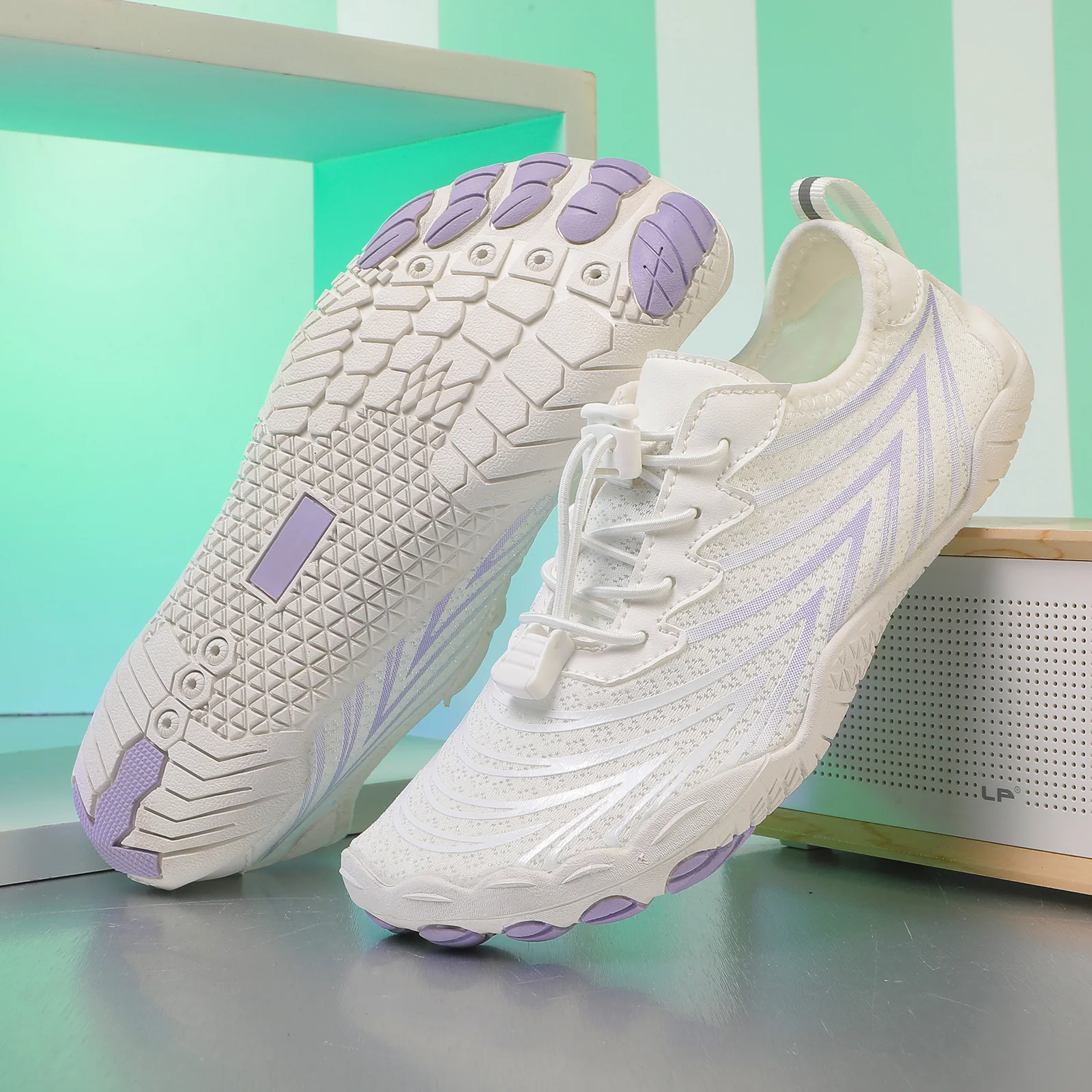 Damen Bunte Sportschuhe mit rutschfester Sohle und atmungsaktivem Obermaterial Heidi Mode - Image 6