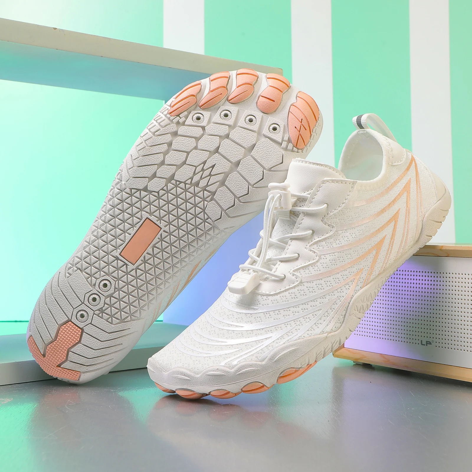 Damen Bunte Sportschuhe mit rutschfester Sohle und atmungsaktivem Obermaterial Heidi Mode - Image 8
