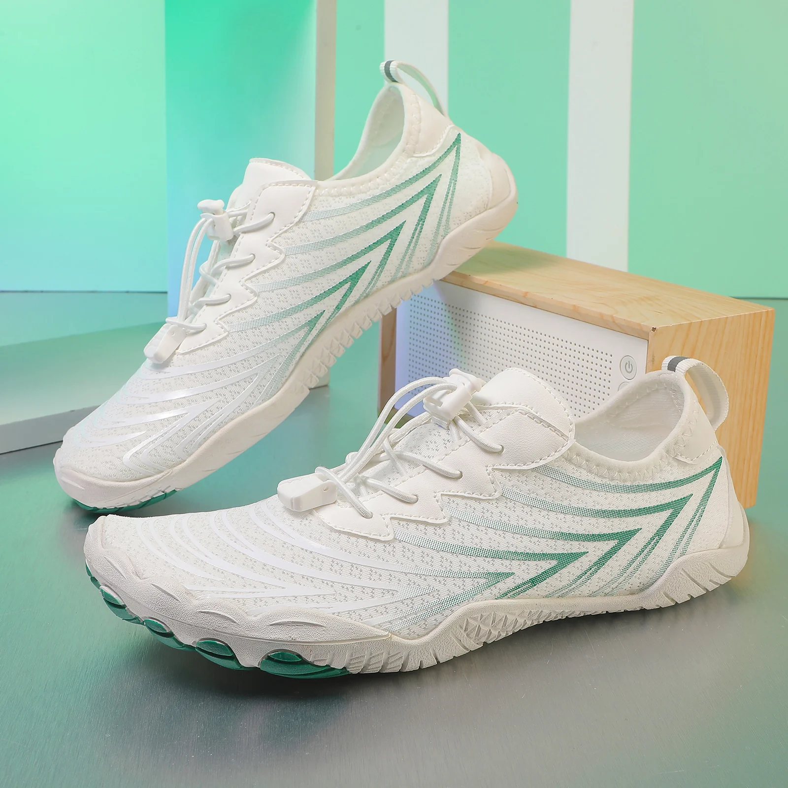 Damen Bunte Sportschuhe mit rutschfester Sohle und atmungsaktivem Obermaterial Heidi Mode - Image 9