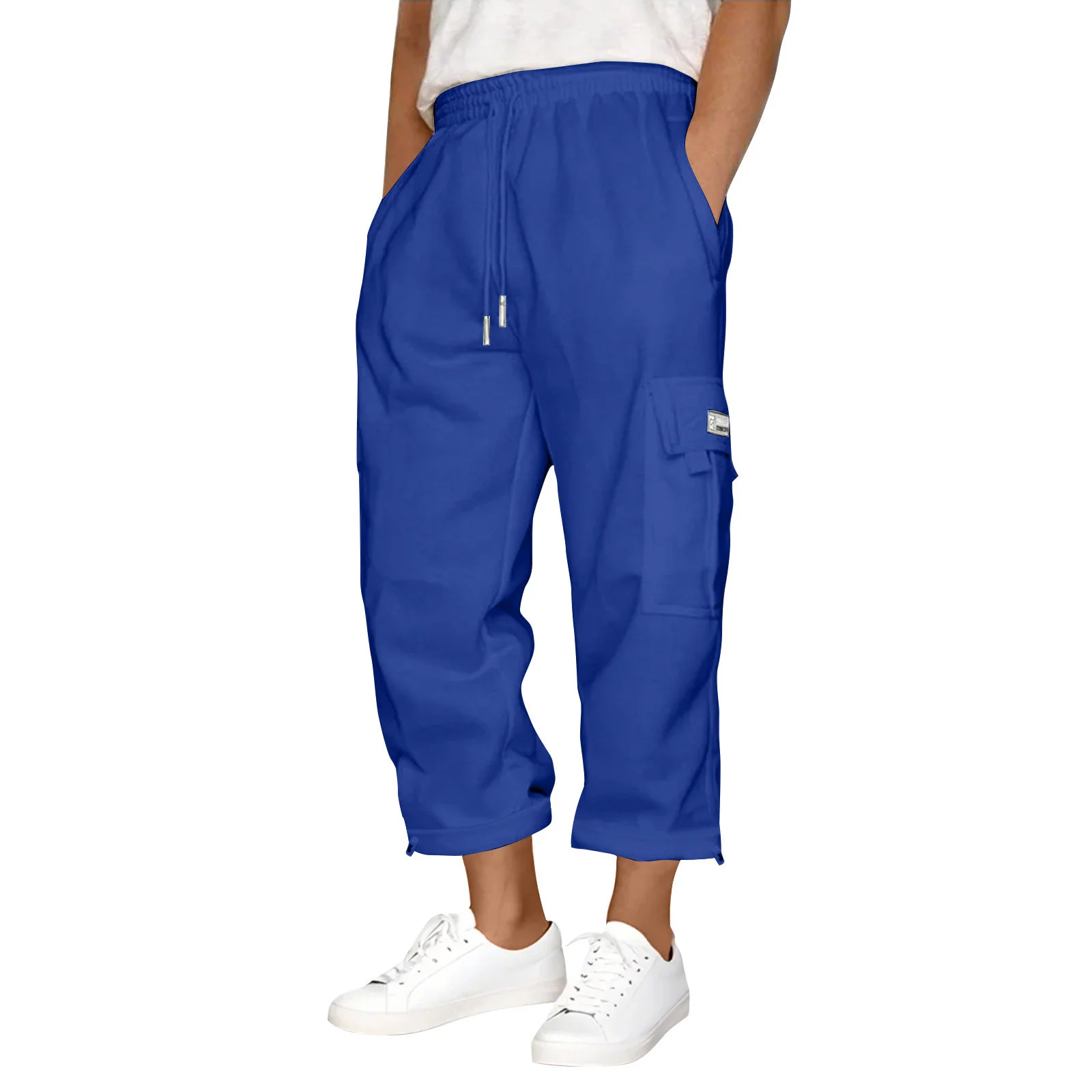 Damen Cargo-Hose mit elastischem Bund und praktischen Seitentaschen Heidi-Mode - Image 3