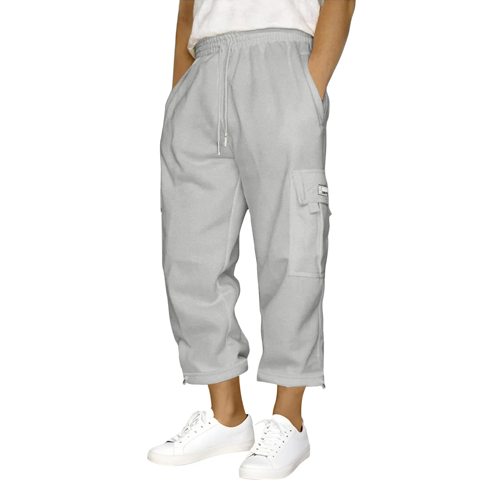 Damen Cargo-Hose mit elastischem Bund und praktischen Seitentaschen Heidi-Mode - Image 6