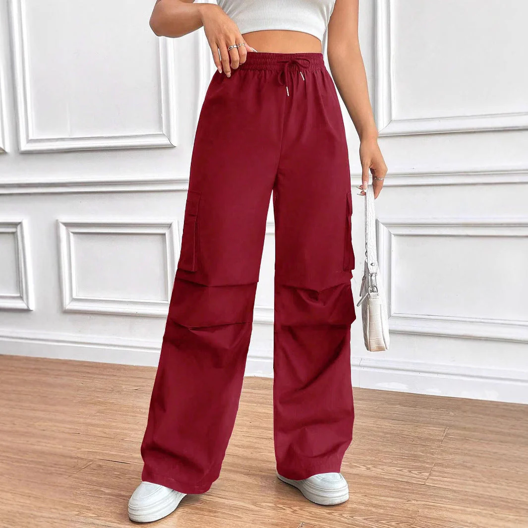 Damen Cargo-Hose mit Hochmodernem Schnitt und Praktischen Taschen Heidi-Mode - Image 2