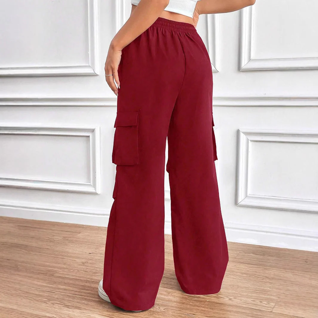 Damen Cargo-Hose mit Hochmodernem Schnitt und Praktischen Taschen Heidi-Mode - Image 3
