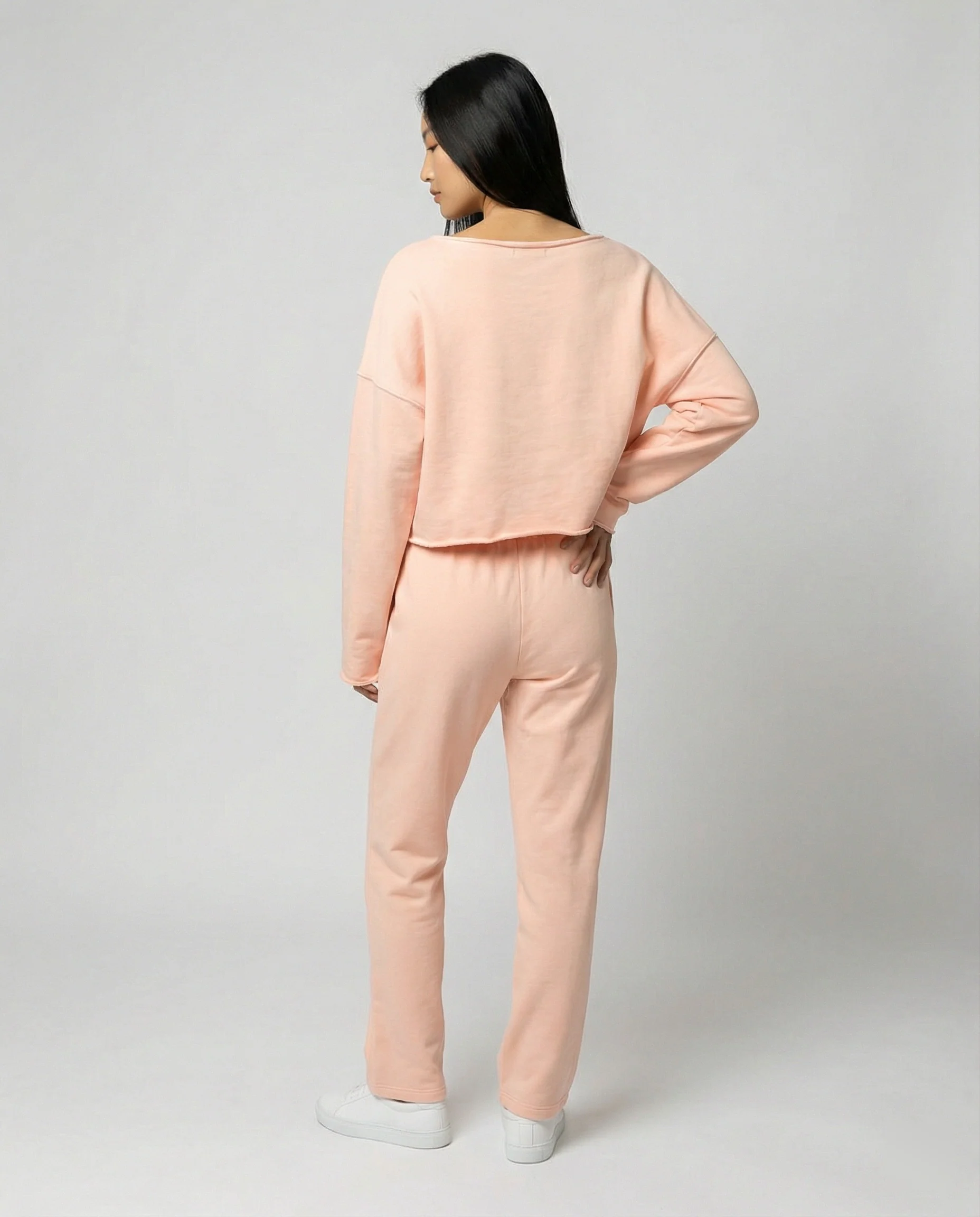 Damen Casual Sweatshirt und weit geschnittene Hose Set Heidi-Mode - Image 3