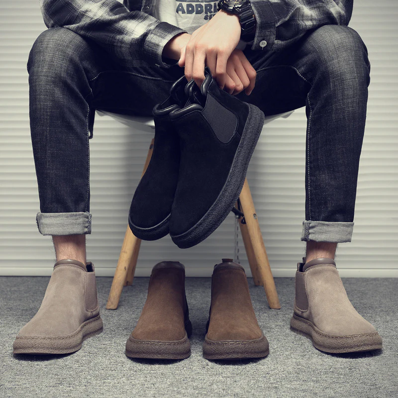 Damen Chelsea Boots mit eleganter Wildleder-Oberfläche Heidi Mode - Image 4