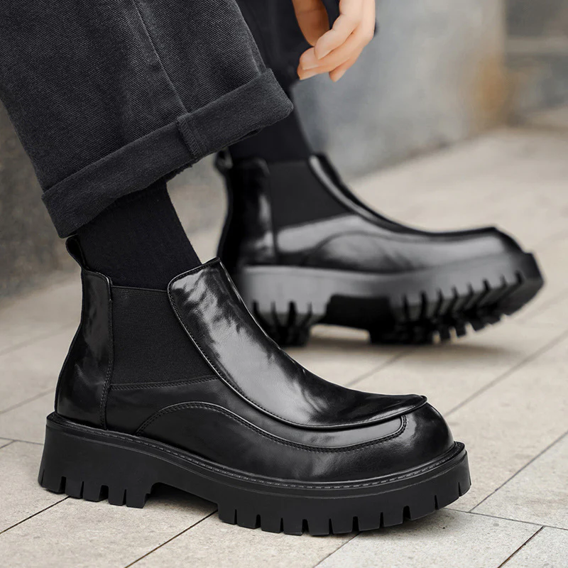 Damen Chelsea Boots mit robustem Profil und elastischen Einsätzen Heidi Mode - Image 2
