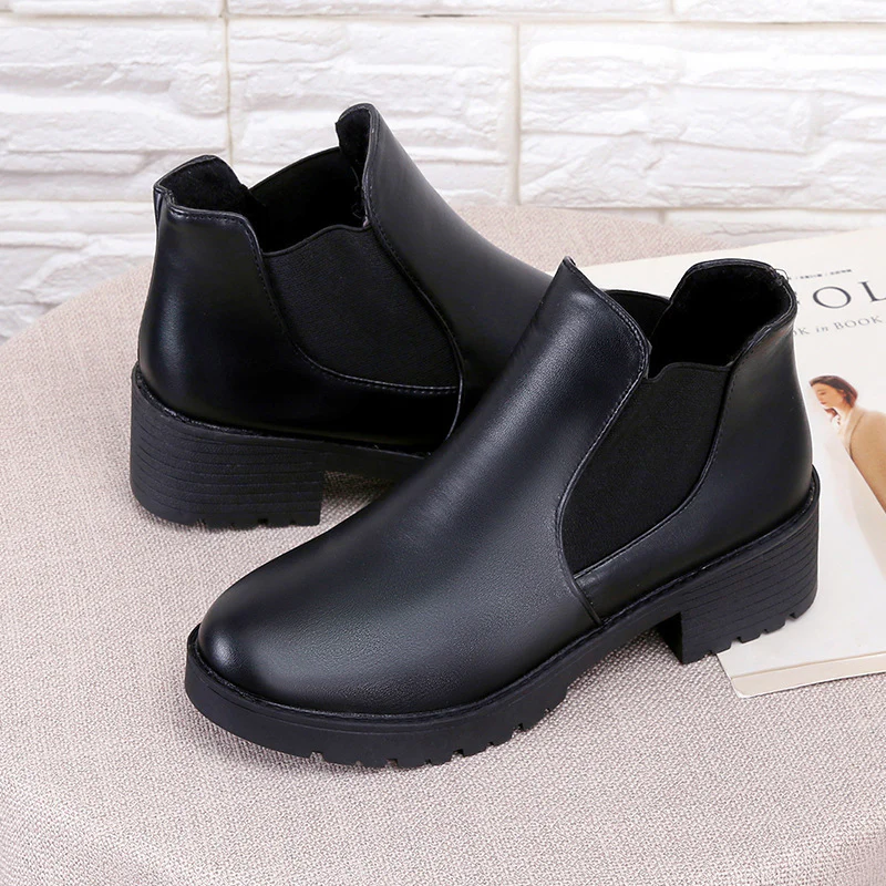 Damen Chelsea-Stiefel mit elastischen Einsätzen und komfortabler Laufsohle Heidi Mode - Image 4