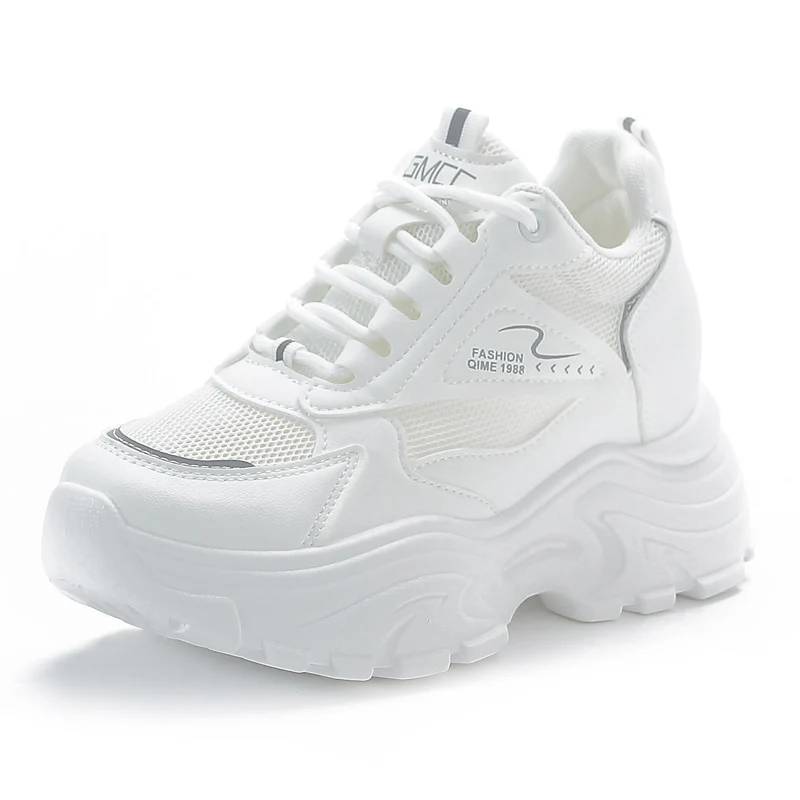 Damen Chunky Fashion Sneakers mit atmungsaktiven Mesh-Einsätzen und rutschfester Sohle Heidi Mode - Image 4