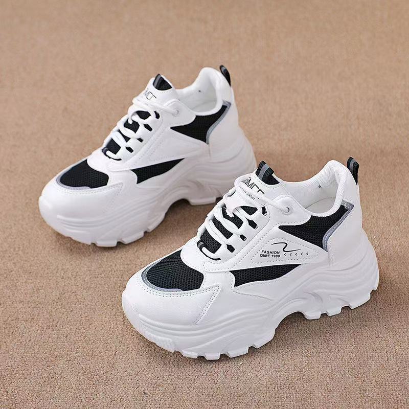 Damen Chunky Fashion Sneakers mit atmungsaktiven Mesh-Einsätzen und rutschfester Sohle Heidi Mode - Image 6