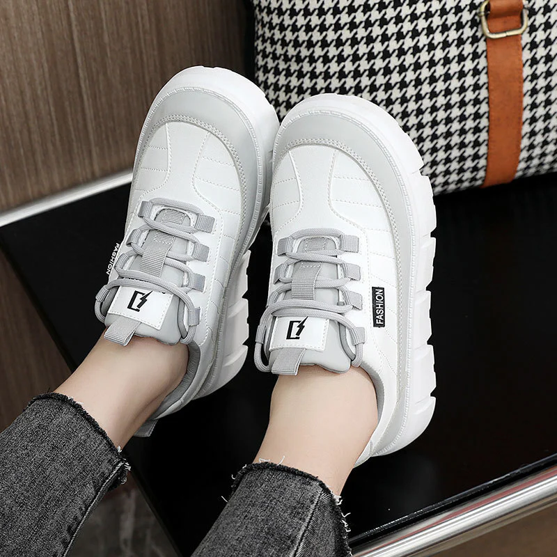 Damen Chunky Fashion Sneakers mit dämpfender Profilsohle Heidi Mode - Image 3