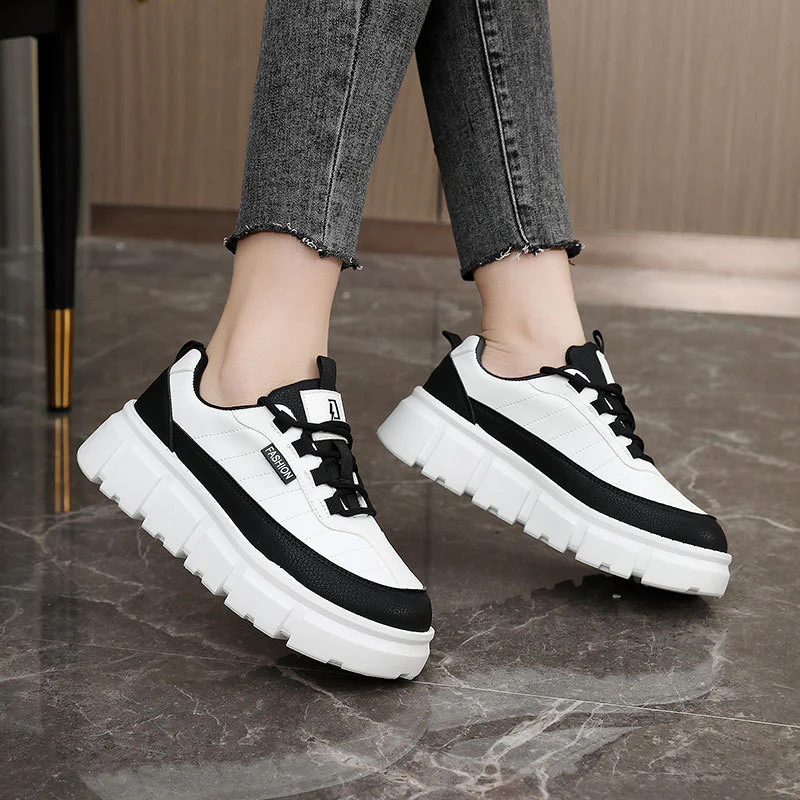 Damen Chunky Fashion Sneakers mit dämpfender Profilsohle Heidi Mode - Image 4