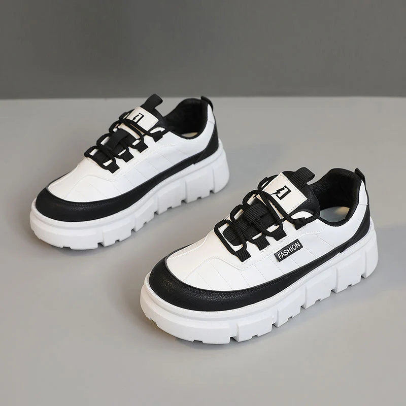 Damen Chunky Fashion Sneakers mit dämpfender Profilsohle Heidi Mode - Image 7