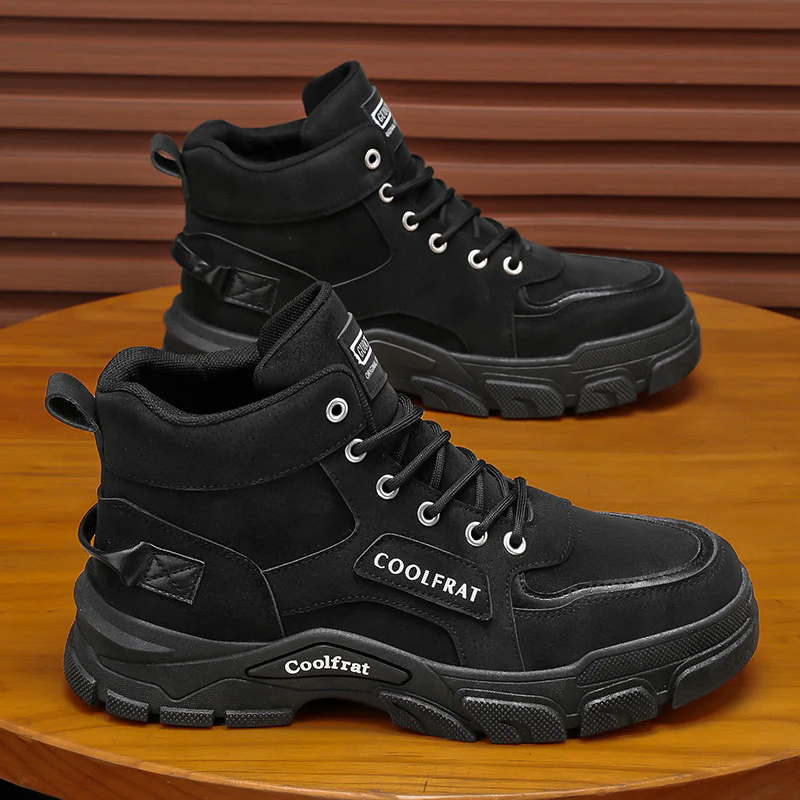 Damen Chunky High-Top Sneakers mit rutschfester Sohle und verstärkter Dämpfung Heidi Mode - Image 3