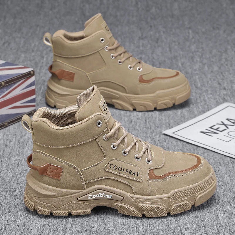 Damen Chunky High-Top Sneakers mit rutschfester Sohle und verstärkter Dämpfung Heidi Mode - Image 4