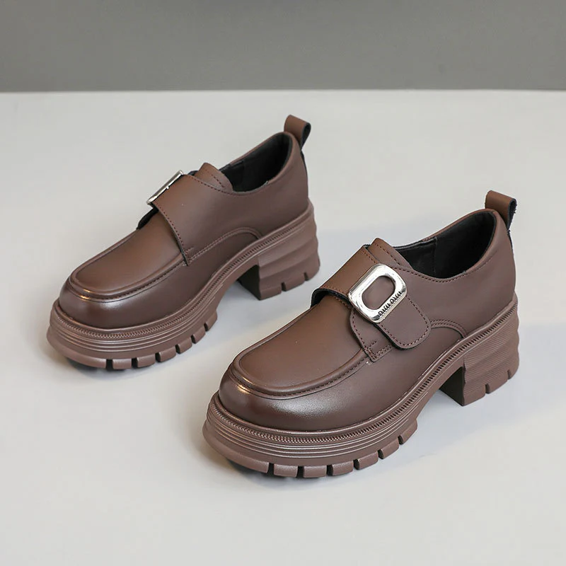 Damen Chunky Loafers mit modischem Schnallen-Design Heidi Mode - Image 7