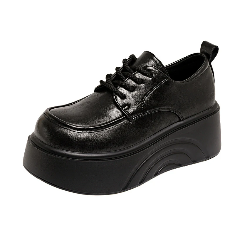 Damen Chunky Plateau Sneakers mit modischem Kunstleder-Obermaterial Heidi Mode - Image 5