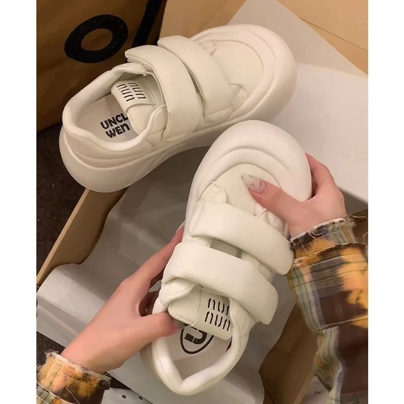 Damen Chunky Plateausneaker mit verstellbarem Klettverschluss Heidi Mode - Image 3