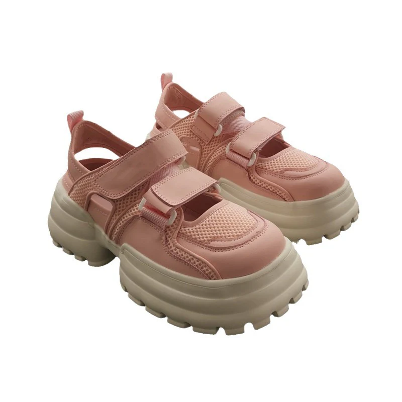 Damen Chunky-Sandalen mit verstellbarem Klettverschluss und rutschfester Sohle Heidi Mode - Image 5