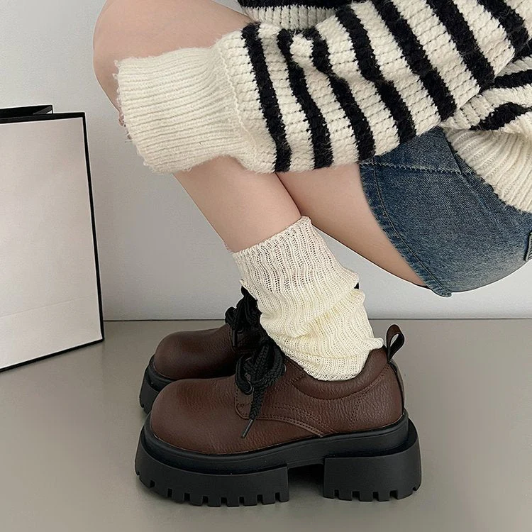 Damen Chunky Schnürschuhe mit Dickem Profil und Modernem Design Heidi-Mode - Image 2