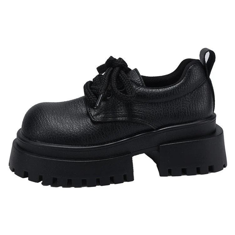 Damen Chunky Schnürschuhe mit Dickem Profil und Modernem Design Heidi-Mode - Image 6