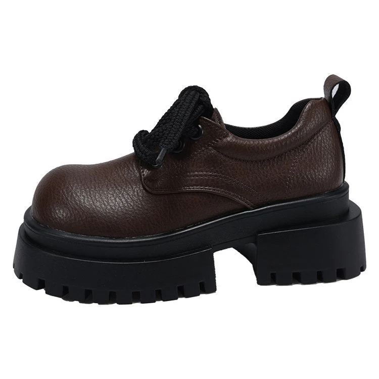 Damen Chunky Schnürschuhe mit Dickem Profil und Modernem Design Heidi-Mode - Image 7