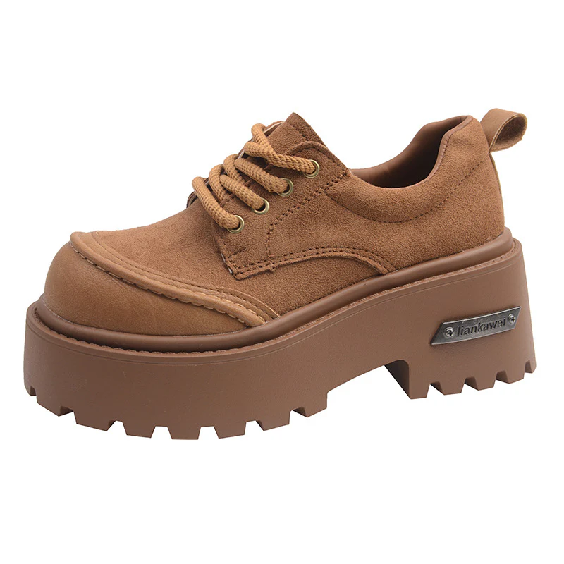 Damen Chunky Schnürschuhe mit robustem Plateau von Heidi Mode - Image 5