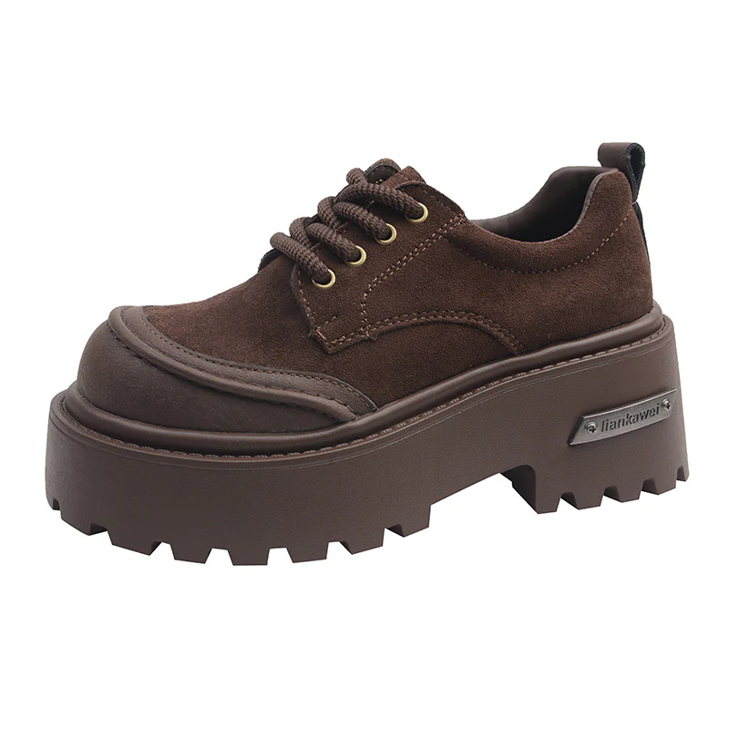 Damen Chunky Schnürschuhe mit robustem Plateau von Heidi Mode - Image 6
