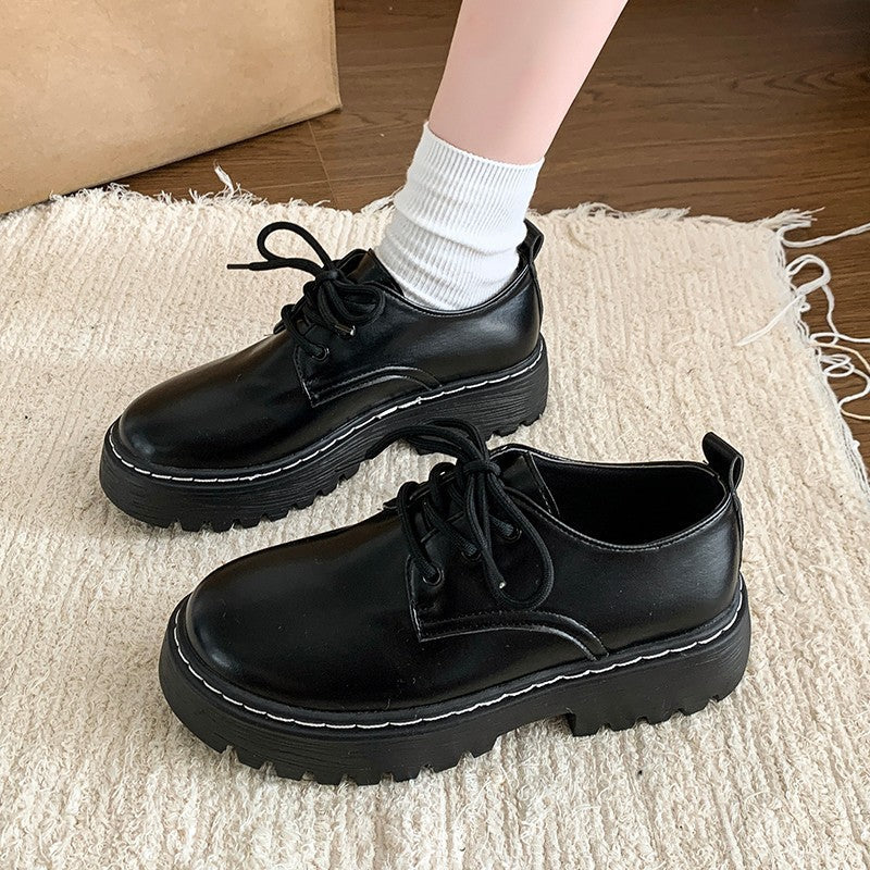 Damen Chunky Schnürschuhe mit Robustem Profil und Modischem Design Heidi-Mode