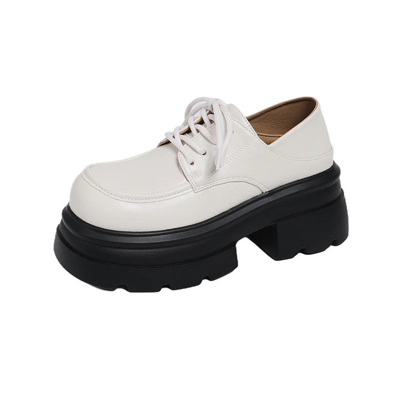 Damen Chunky Schnürschuhe mit robuster Plattform und stylishen Akzenten Heidi Mode - Image 5