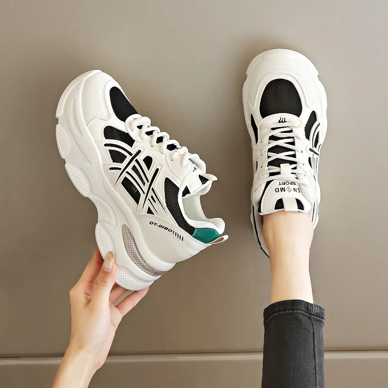 Damen Chunky Sneaker mit atmungsaktivem Mesh und komfortabler Dämpfung Heidi Mode - Image 2