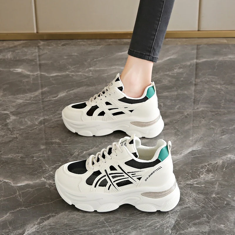 Damen Chunky Sneaker mit atmungsaktivem Mesh und komfortabler Dämpfung Heidi Mode - Image 6