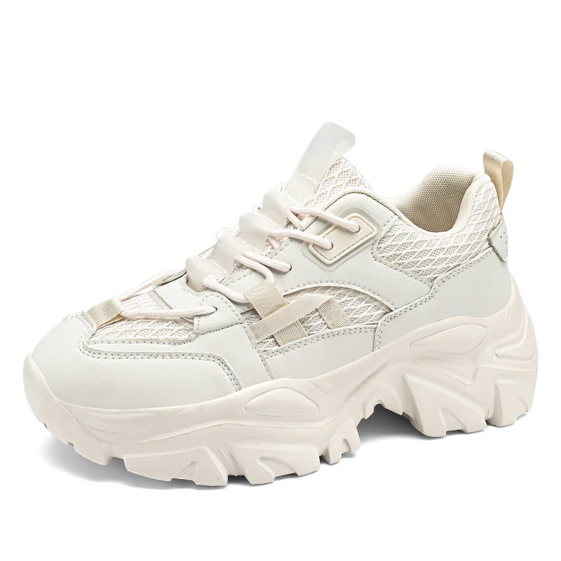 Damen Chunky Sneaker mit atmungsaktivem Obermaterial und rutschfester Sohle Heidi Mode - Image 6