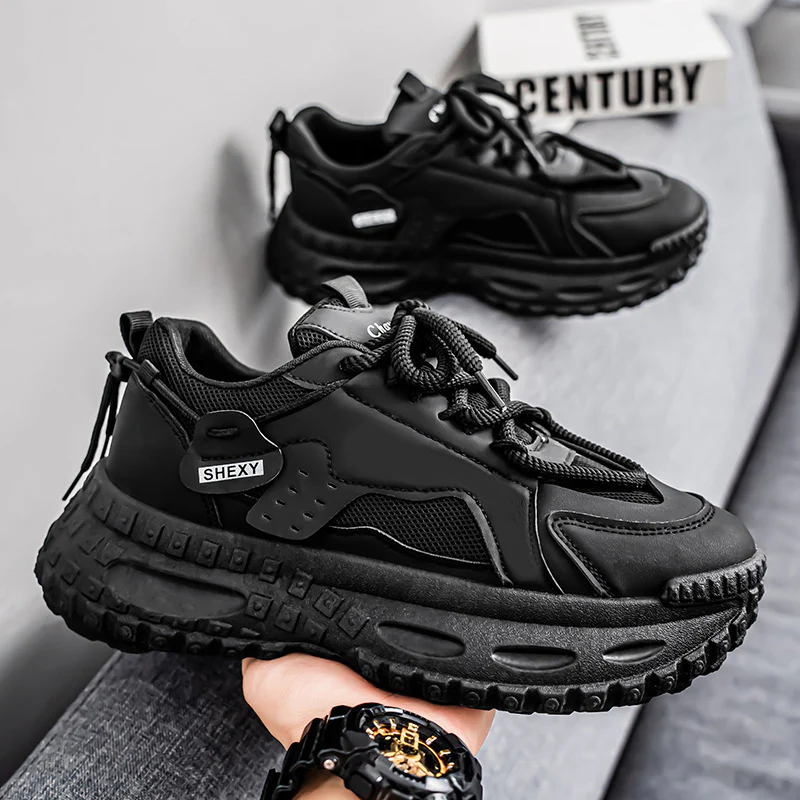 Damen Chunky Sneaker mit atmungsaktiver Mesh-Oberfläche und dämpfender Sohle Heidi Mode - Image 4