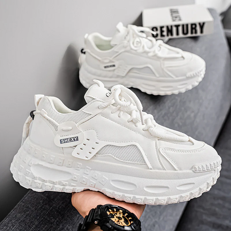 Damen Chunky Sneaker mit atmungsaktiver Mesh-Oberfläche und dämpfender Sohle Heidi Mode - Image 6