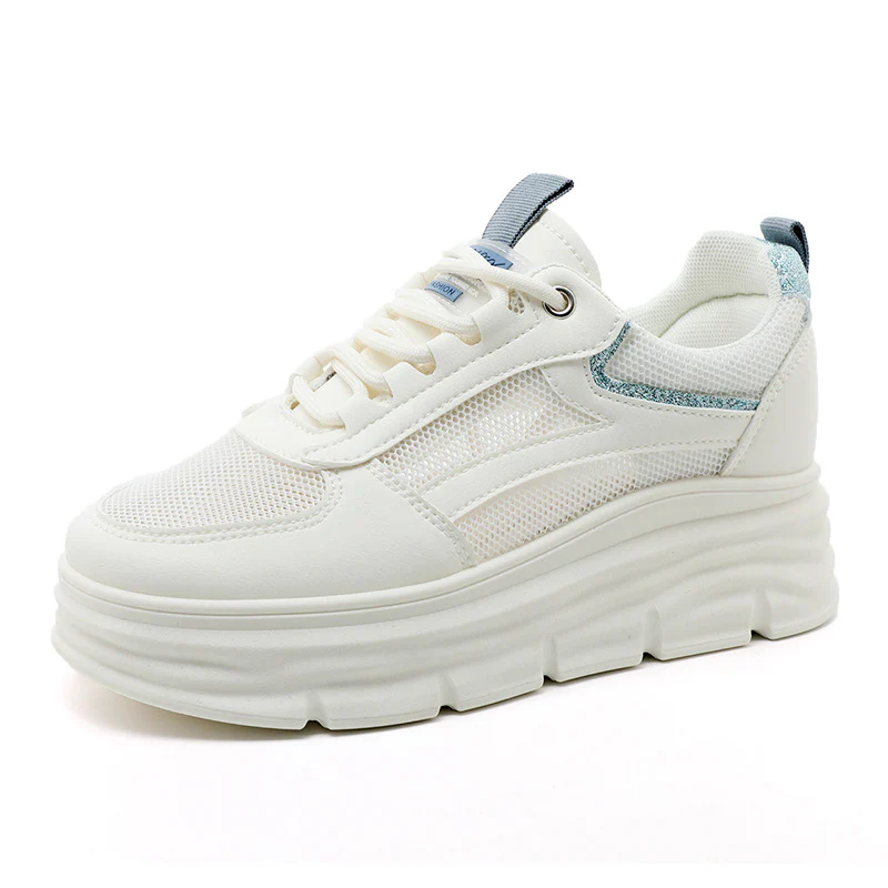 Damen Chunky Sneaker mit atmungsaktiver Mesh-Oberfläche und innovativer Plateau-Sohle Heidi Mode - Image 5